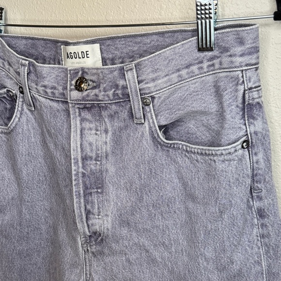 Agolde Lavender Straight Jeans - Picture 4 of 13